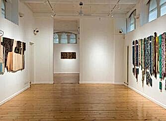 El Anatsui ‘Go Back and Pick' Installation View. Photo by Jonathan Greet