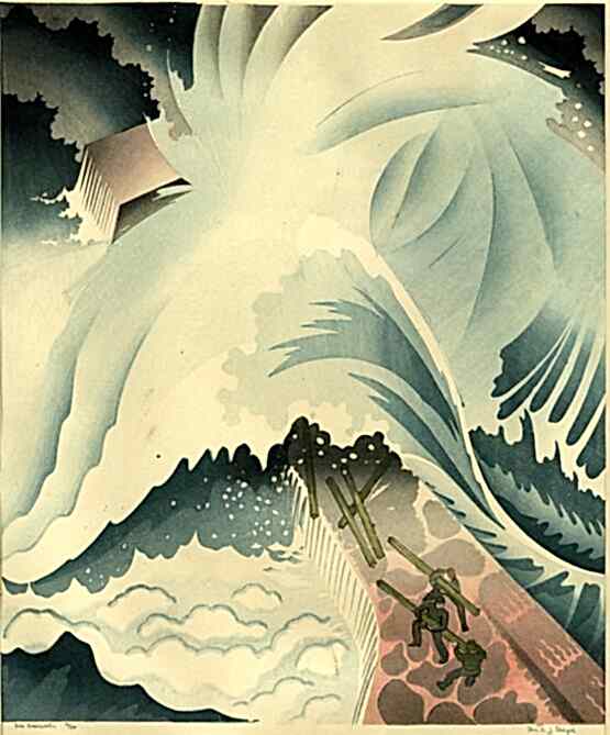 The breakwater (about 1933)