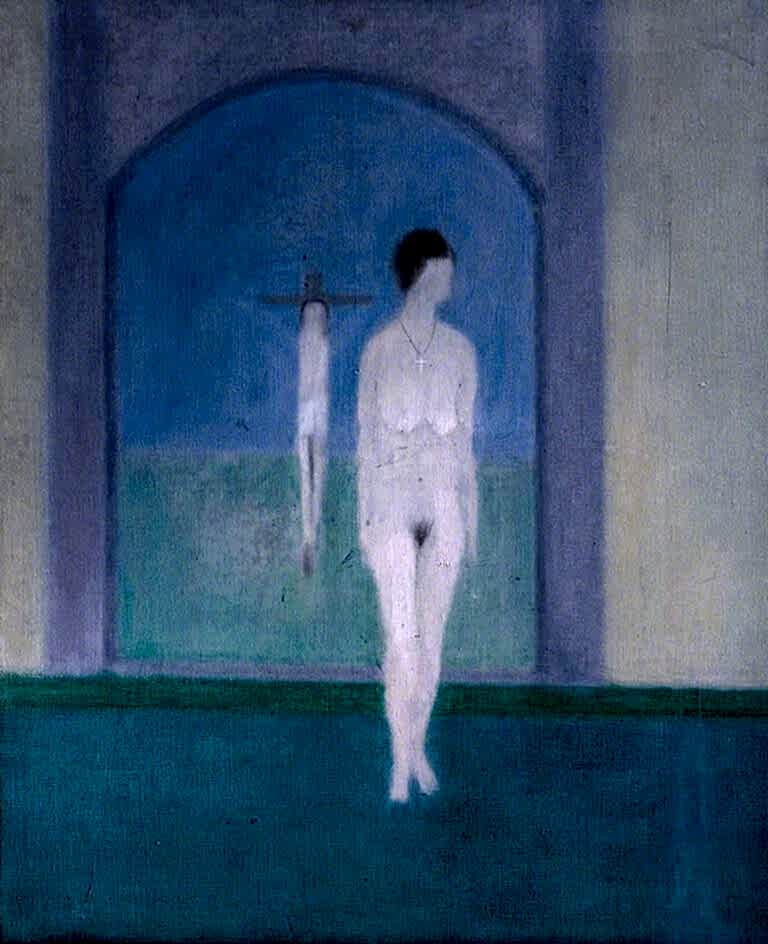 Nude Standing in front of a Picture (1963)