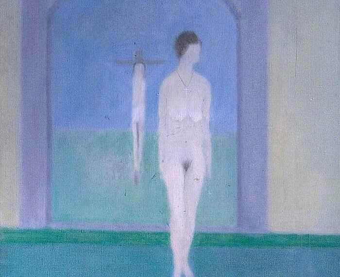 Nude Standing in front of a Picture (1963)